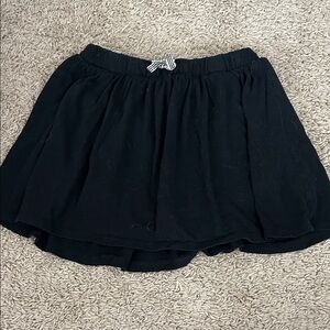 Cat & Jack Black Skater Skirt with Bow Accent